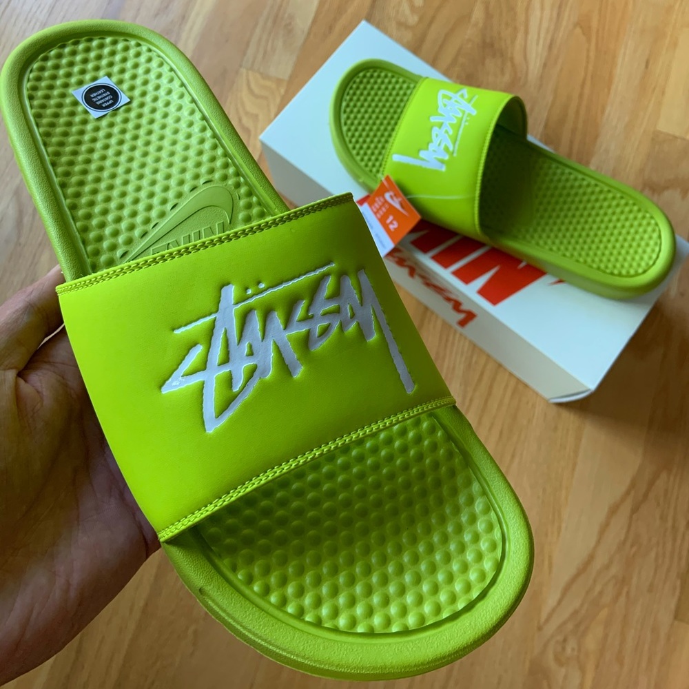 Nike X Stussy Bennassi Slides size 12